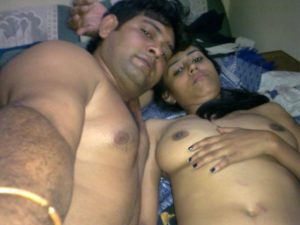 Sexy desi couple nude kissing with big boobs